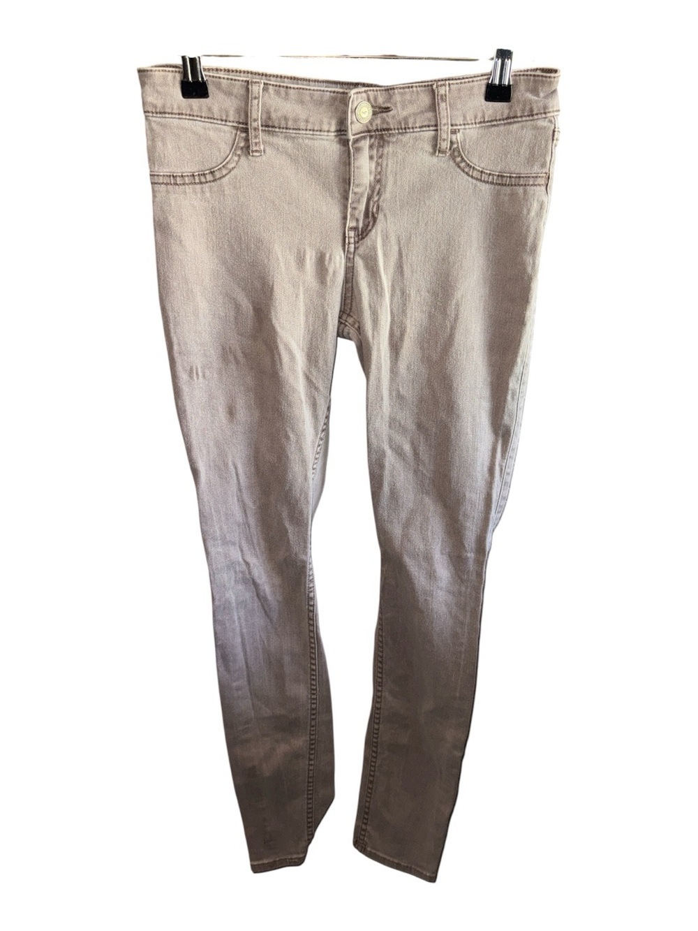 Hollister Skinny Jeans in Taupe Size 1 Regular 25W X 31L Casual Denim Pants Used